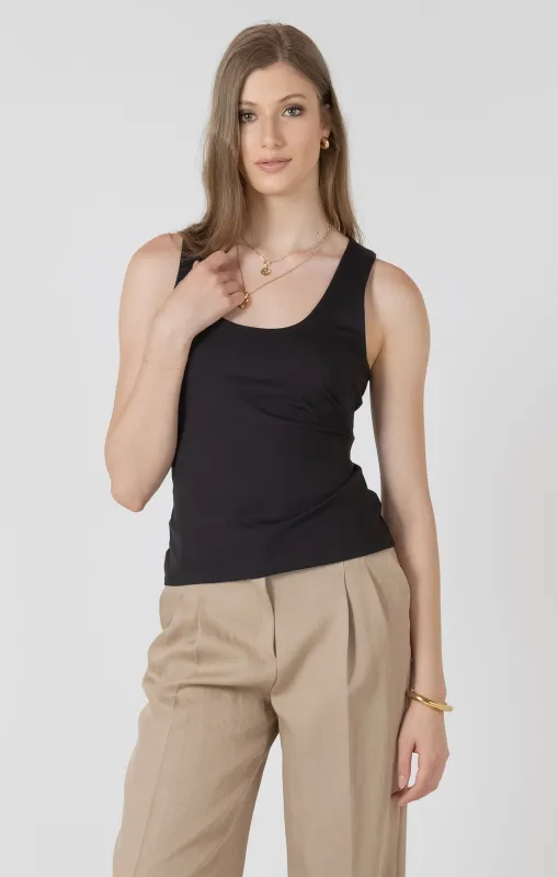 Scoop Tank-Black Tape made by Dex