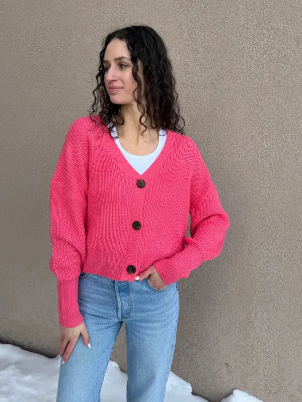 Lea Cardigan-Coral made by Only