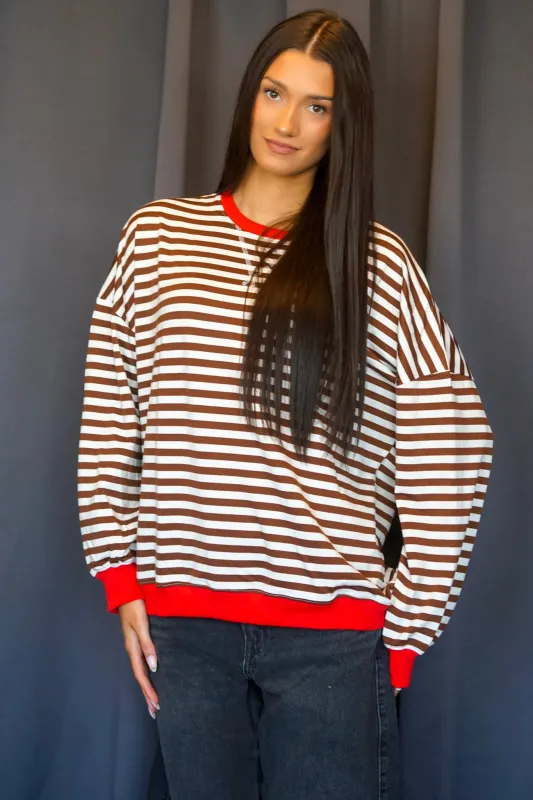 Orson Sweatshirt-Coffee sold by Uforia Muse