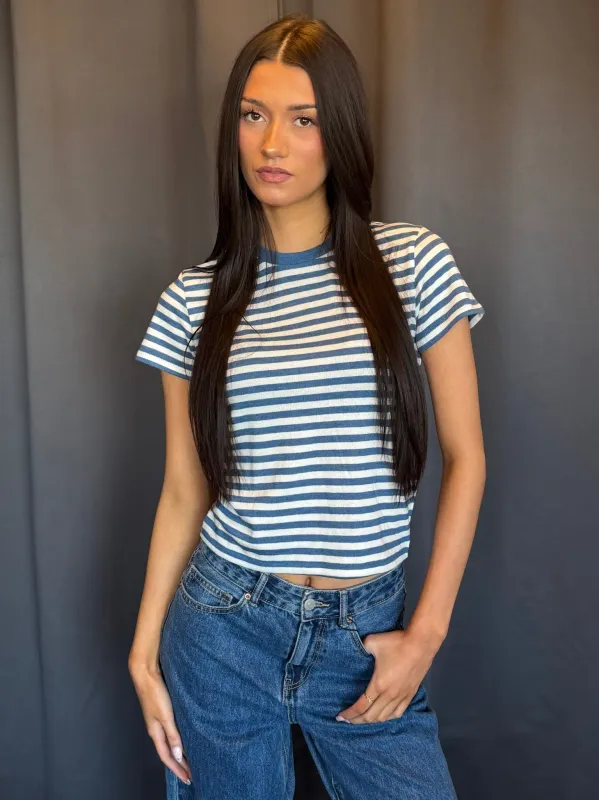 Tourist Stripe Tee- Z Supply sold by Uforia Muse