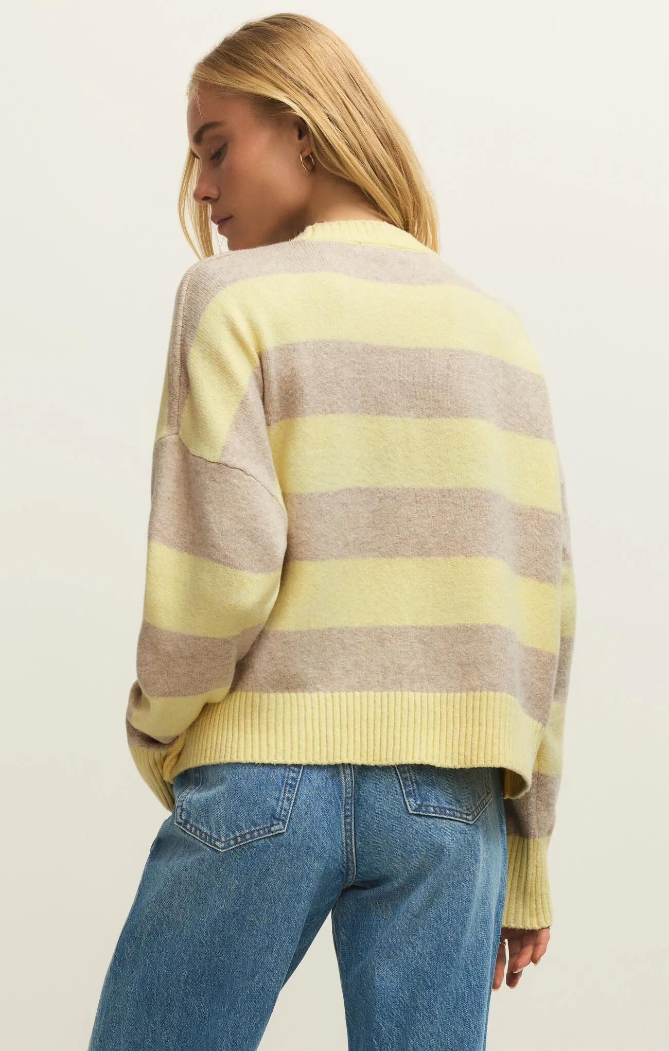 Cirrus Stripe Sweater- Z Supply sold by Uforia Muse product image thumbnail 2