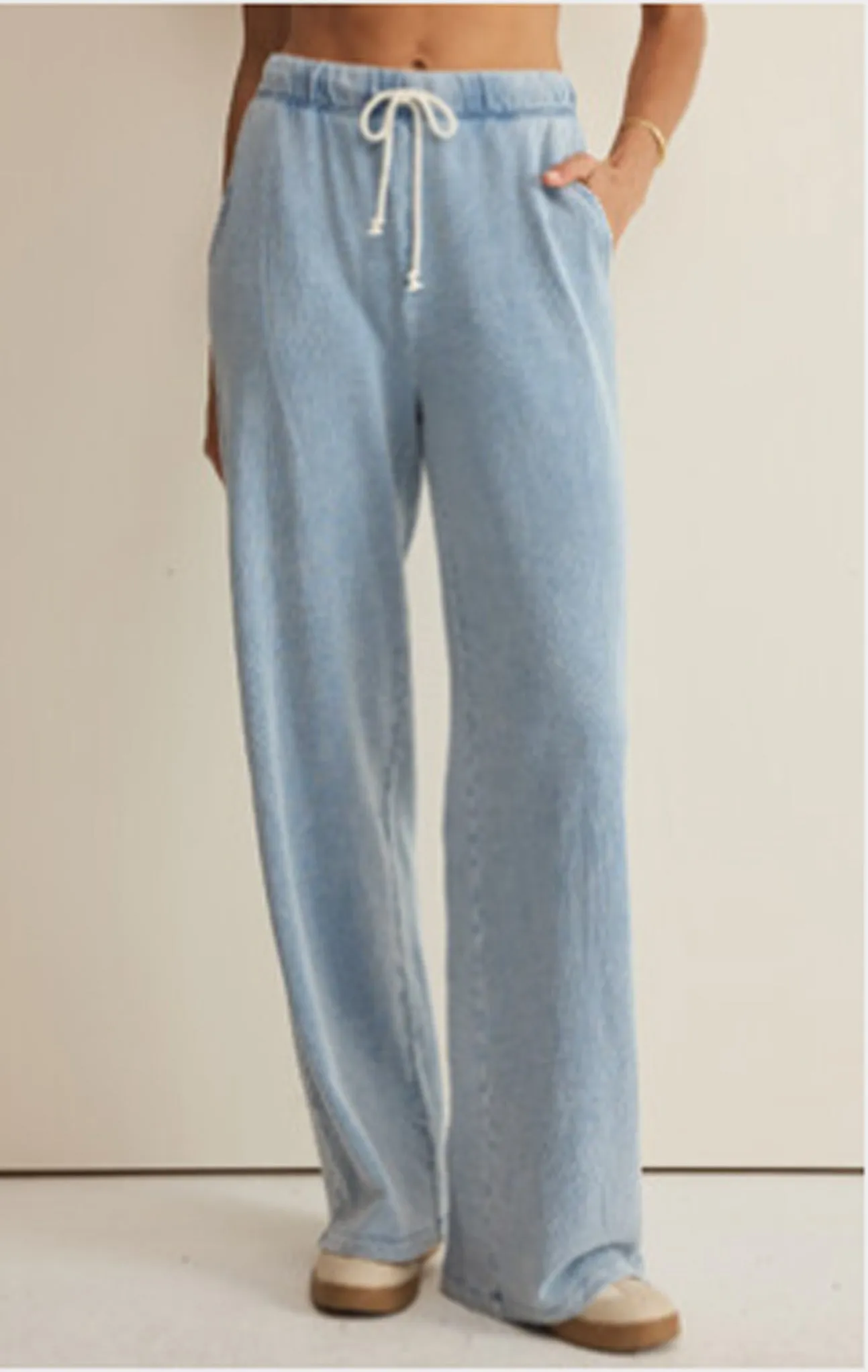 Hunter Knit Denim Pant-Z Supply sold by Uforia Muse