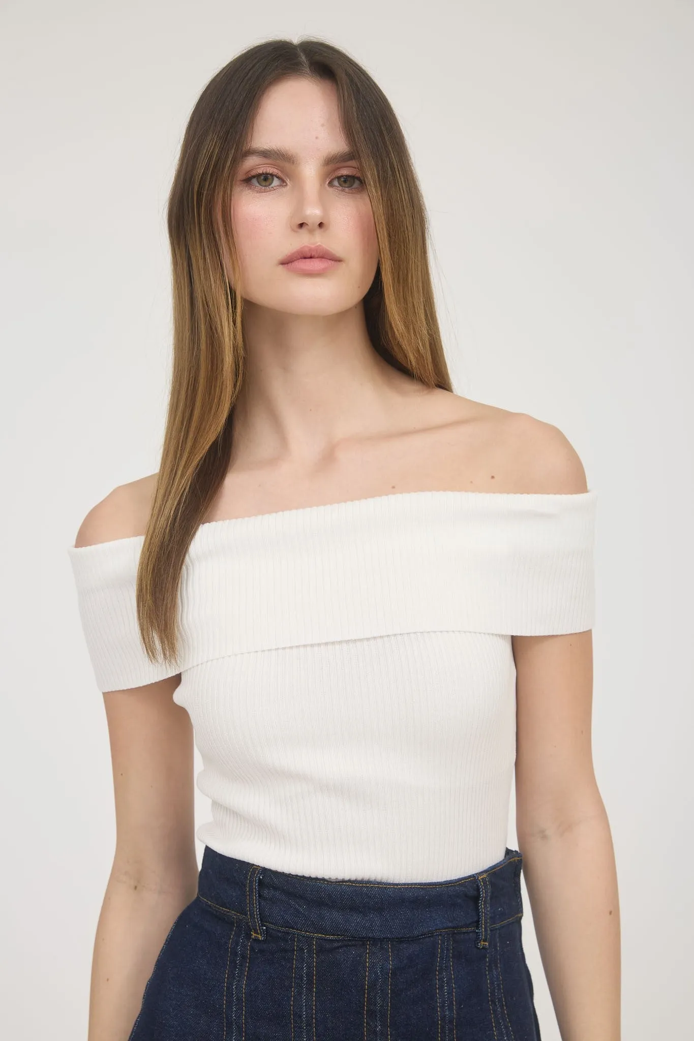 Nova Off Shoulder Top sold by Uforia Muse product image thumbnail 4