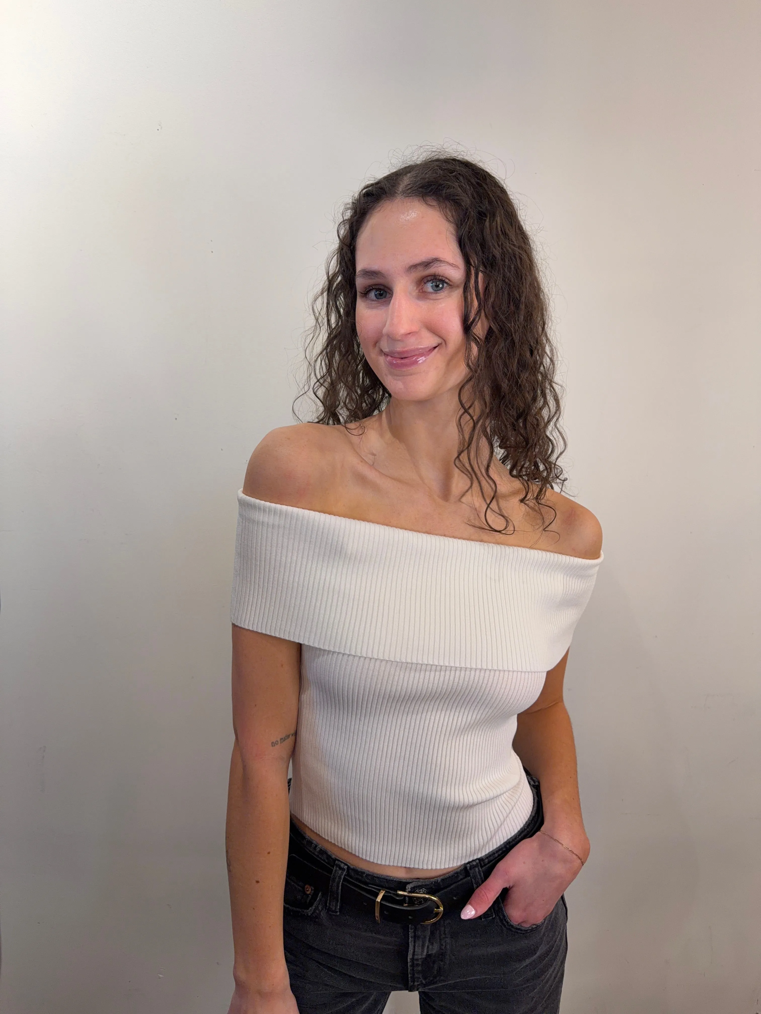 Nova Off Shoulder Top sold by Uforia Muse product image thumbnail 2