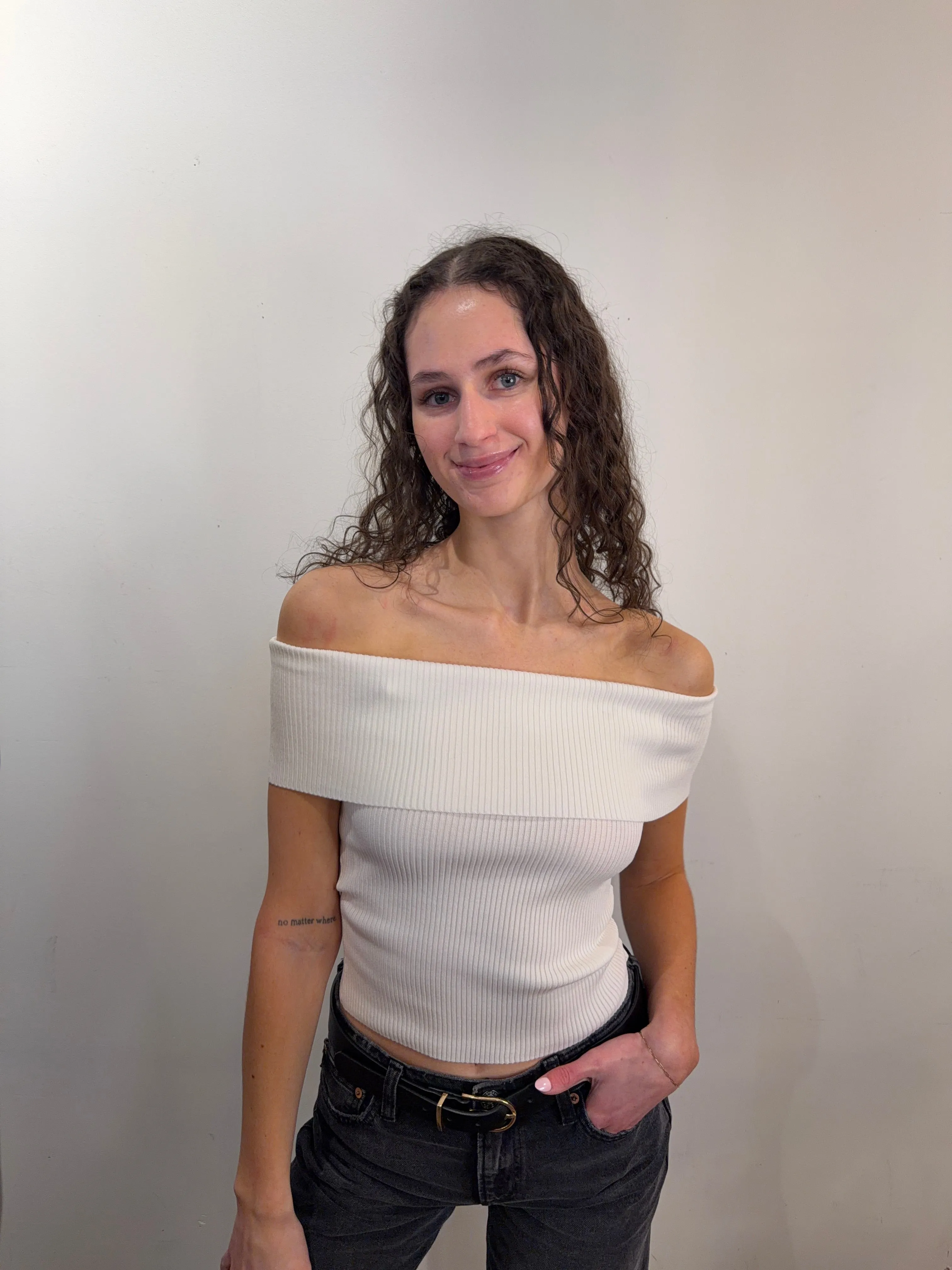 Nova Off Shoulder Top sold by Uforia Muse