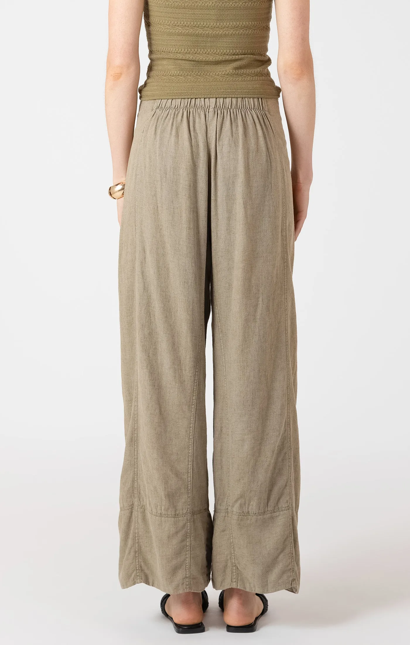 Wide Leg Linen Pant - Dex sold by Uforia Muse product image thumbnail 2