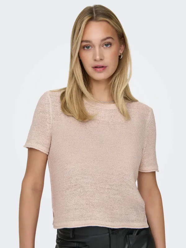 Sunny Knit Pullover-Stone- Only sold by Uforia Muse