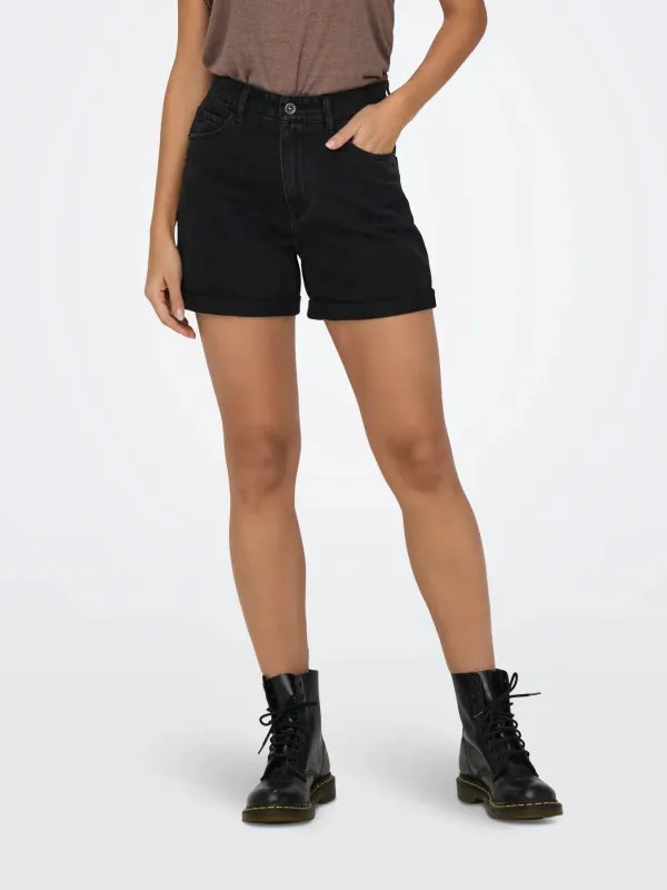 Vega Jean Short-Black-Only made by Only