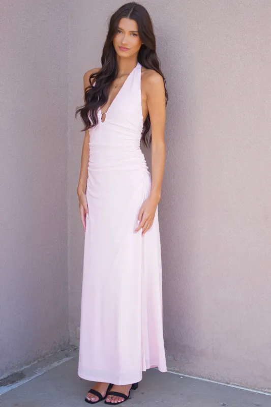 Amelia Midi Dress- Mink Pink made by MINKPINK