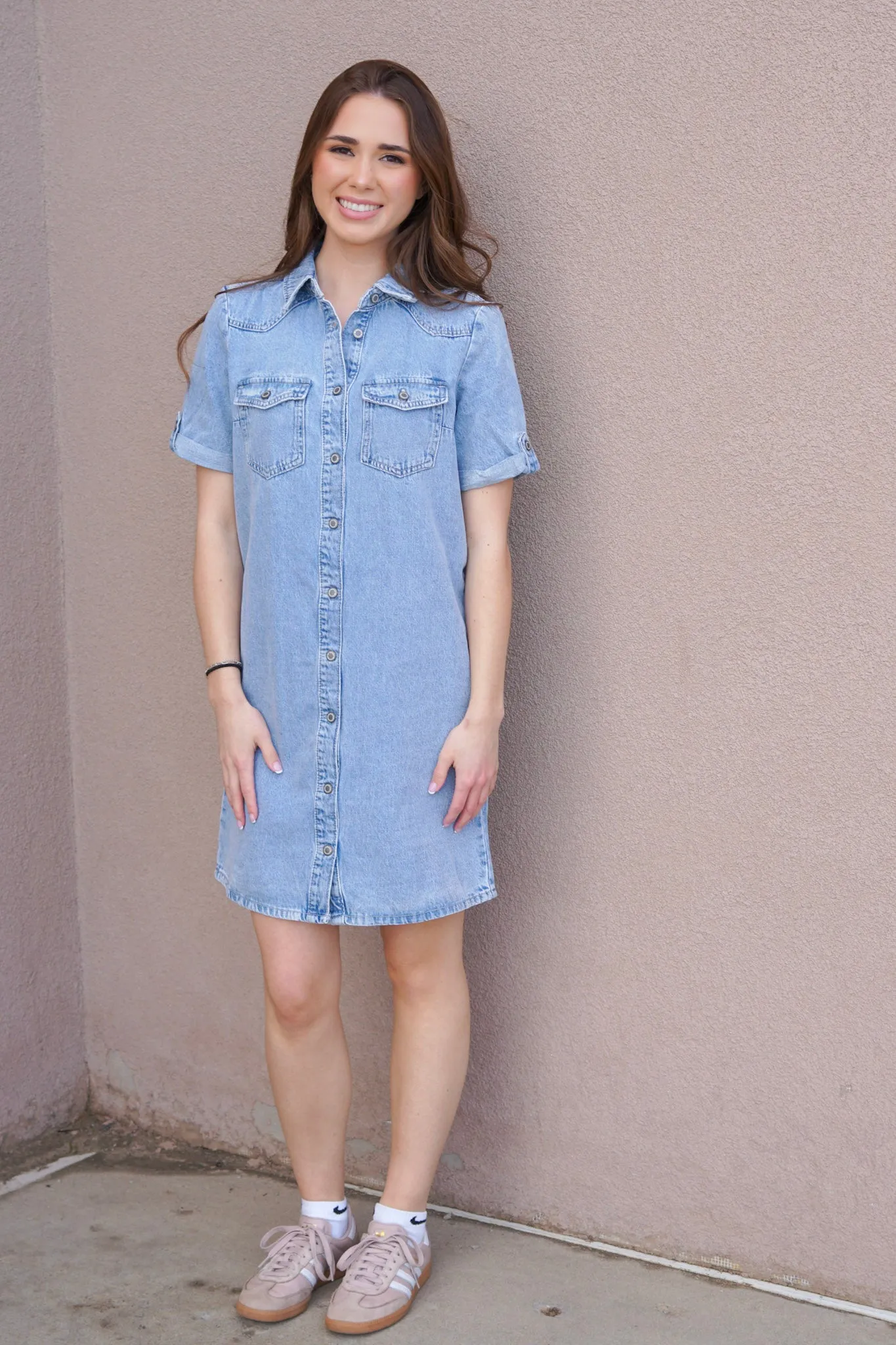 Lisa Denim Dress- Only sold by Uforia Muse product image thumbnail 2