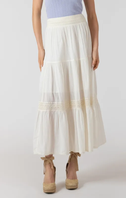 Ecru Maxi Skirt-Dex made by Dex