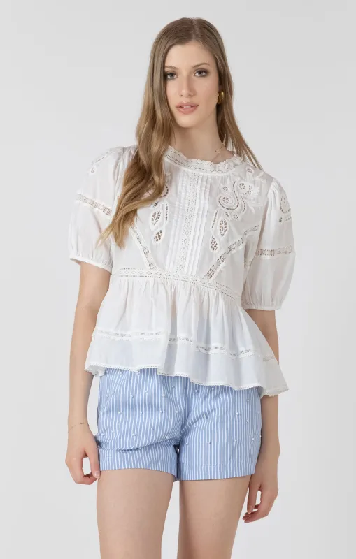 Bradley Blouse-Black Tape made by Dex