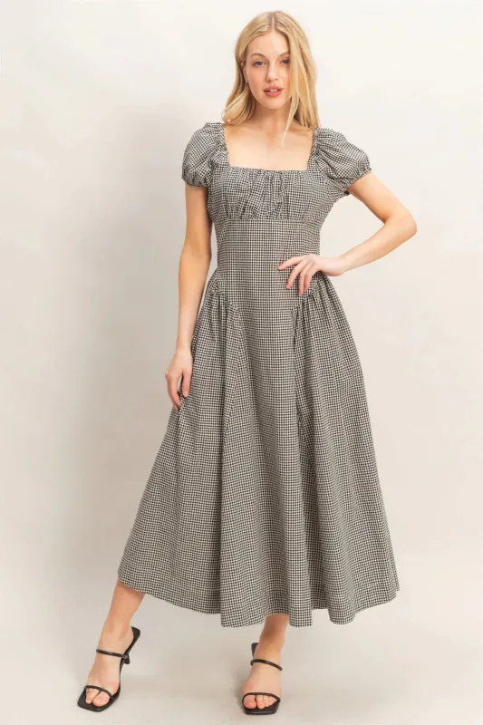Gingham Maxi Dress made by HYFVE