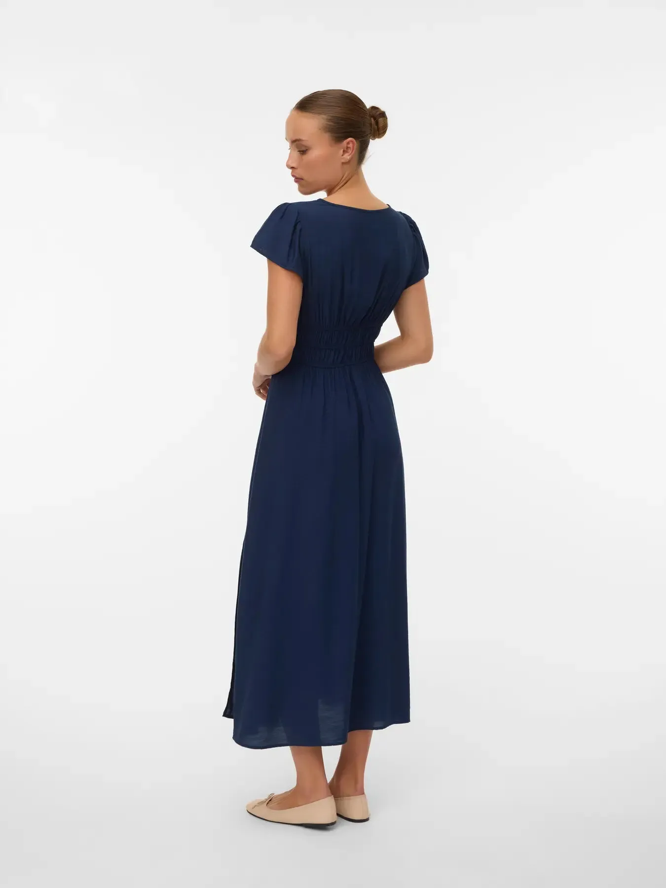 Nellie Dress-Navy-Vero Moda sold by Uforia Muse product image thumbnail 3