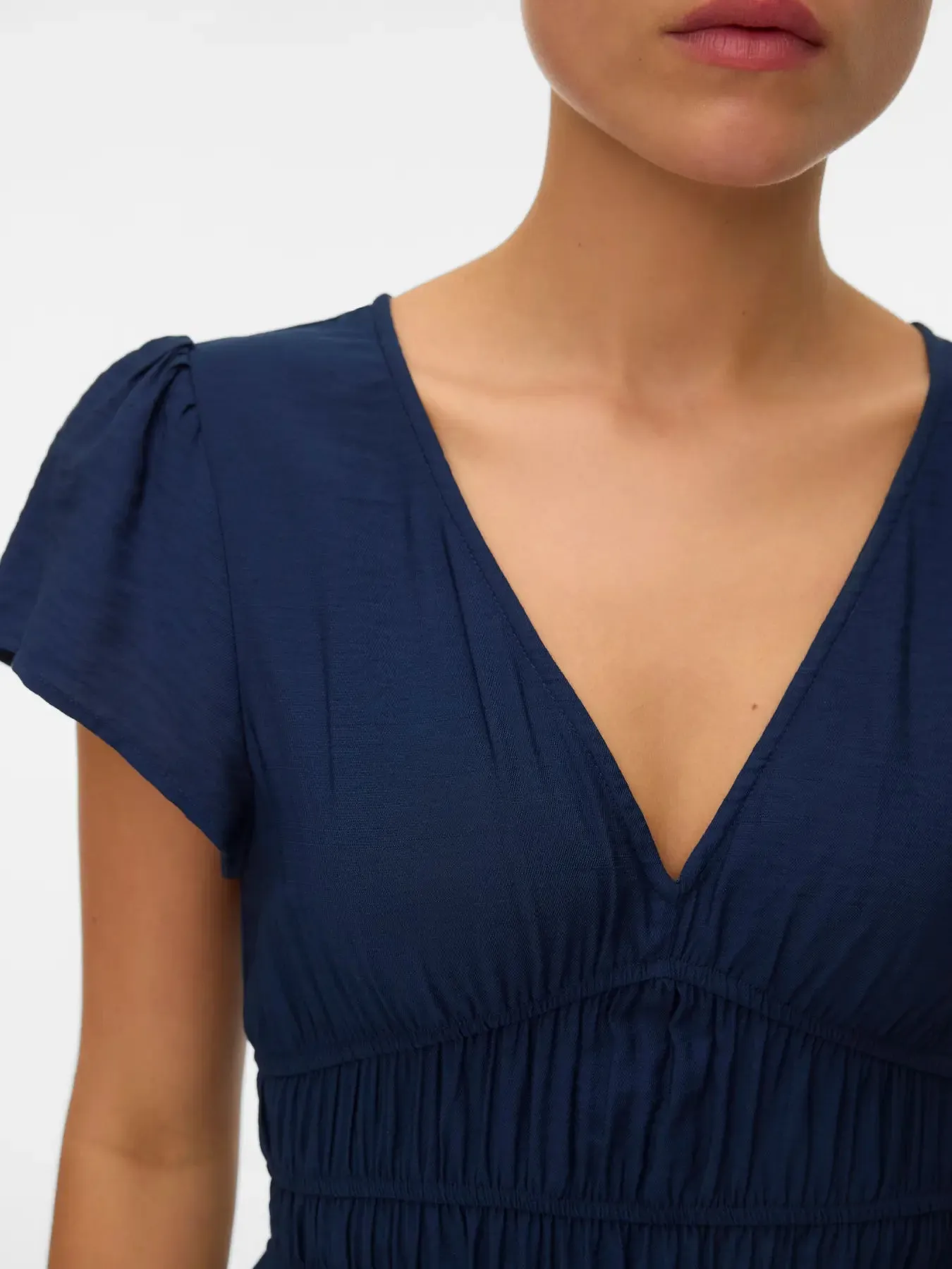 Nellie Dress-Navy-Vero Moda sold by Uforia Muse product image thumbnail 2