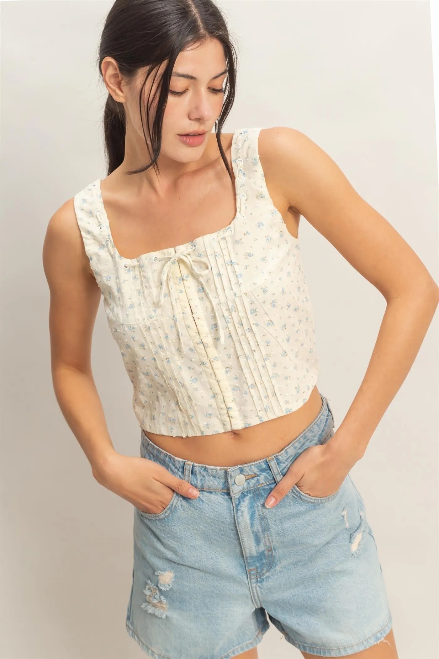 Billie Corset Tank sold by Uforia Muse