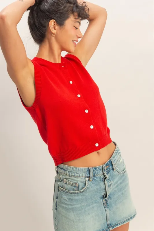 Scarlett Sleeveless Cardi made by HYFVE