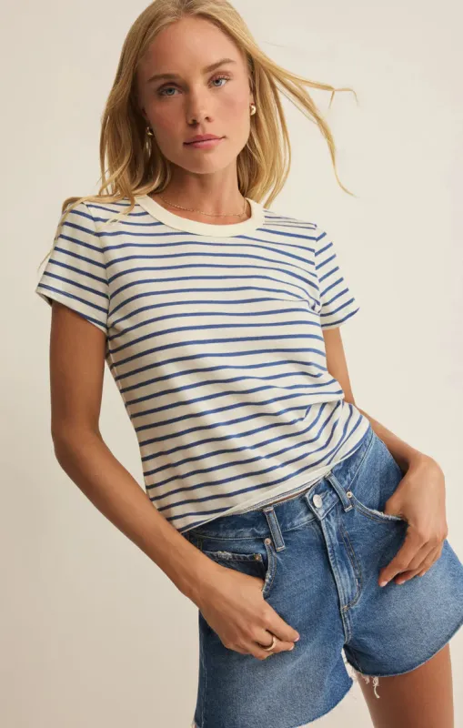 Junie Striped Tee- Z Supply made by Z Supply