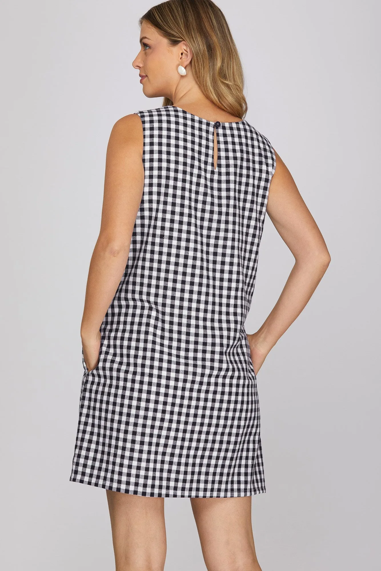 Zane Gingham Dress sold by Uforia Muse product image thumbnail 2