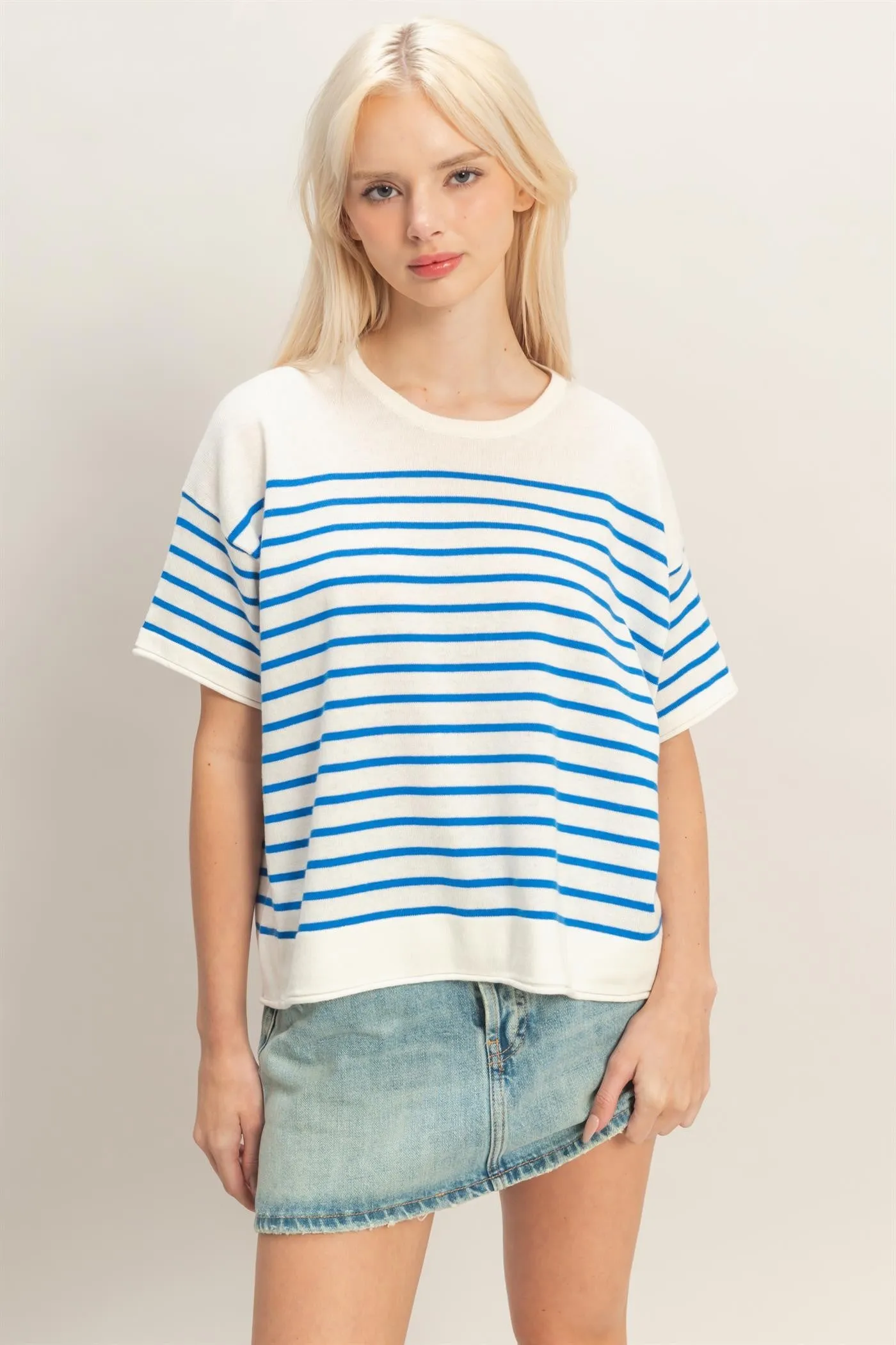 Riley Stripe Top sold by Uforia Muse