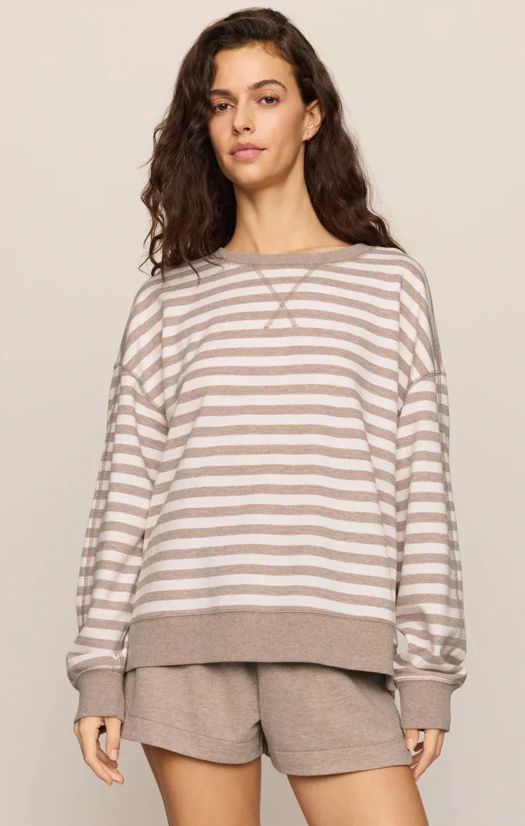 Everyday Striped Crew Sweatshirt- Z Supply sold by Uforia Muse product image thumbnail 5