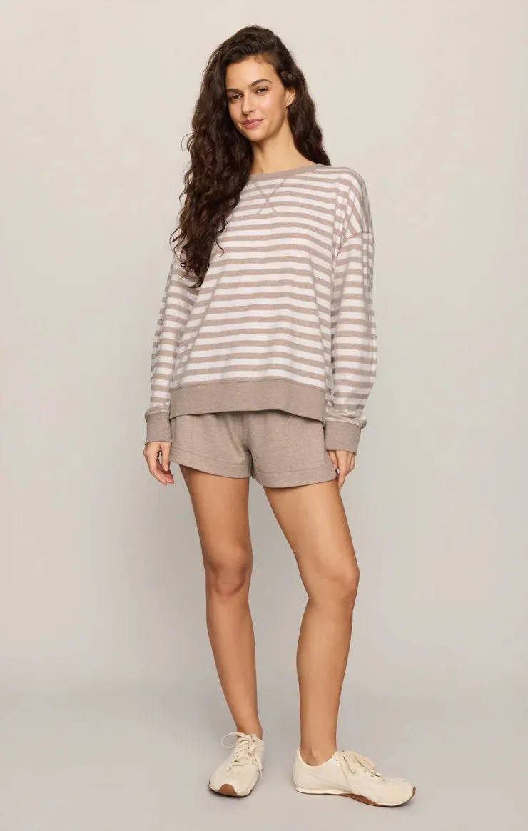 Everyday Striped Crew Sweatshirt- Z Supply sold by Uforia Muse product image thumbnail 4