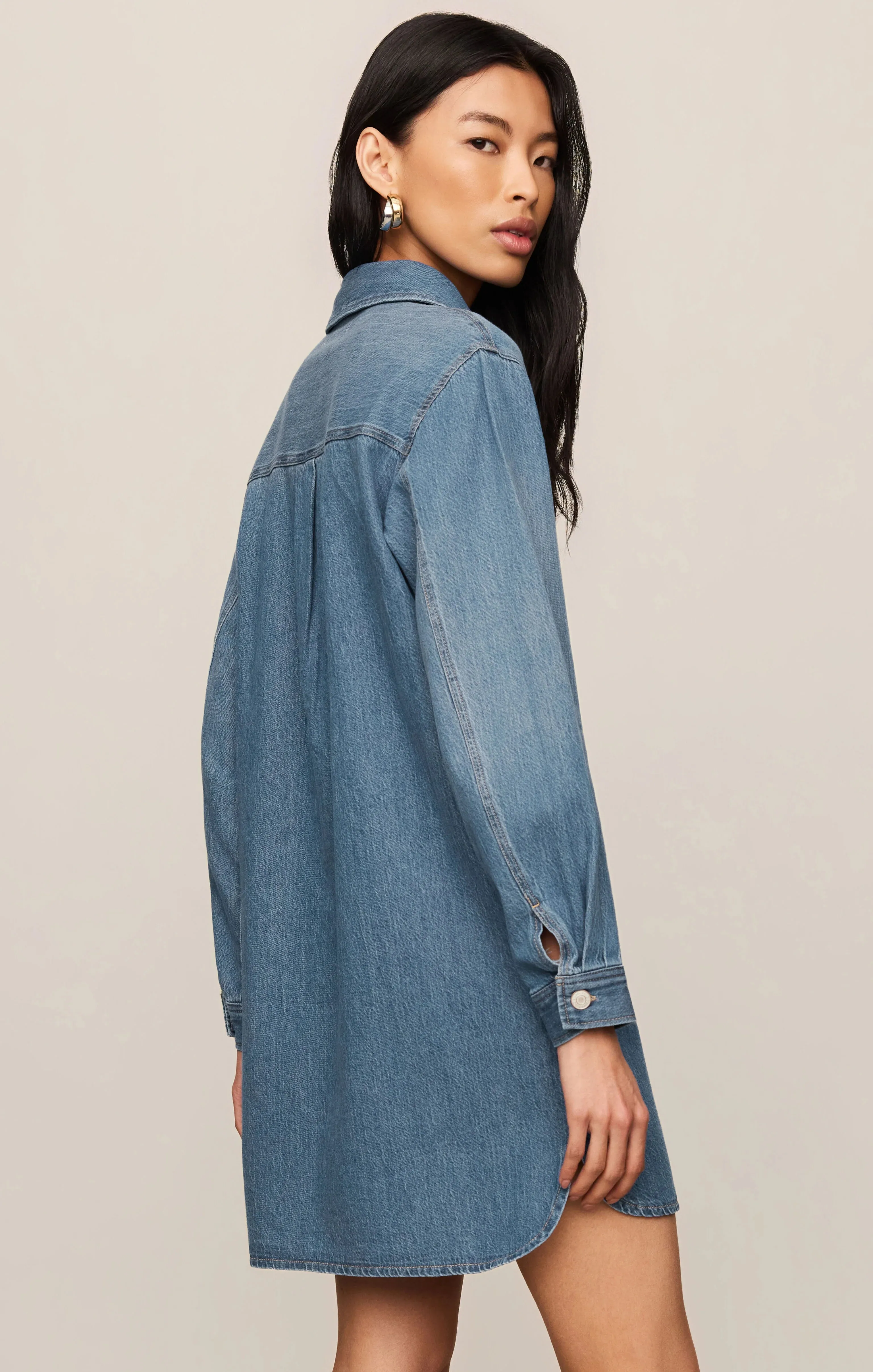 Lucie Denim Dress- Z Supply sold by Uforia Muse product image thumbnail 2