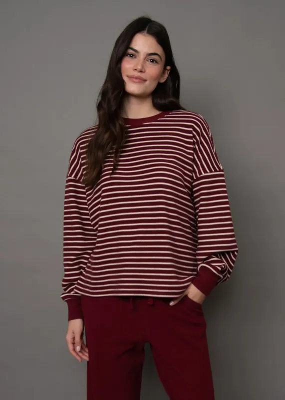 Colbert Striped Sweatshirt- Rd Style made by RD Style