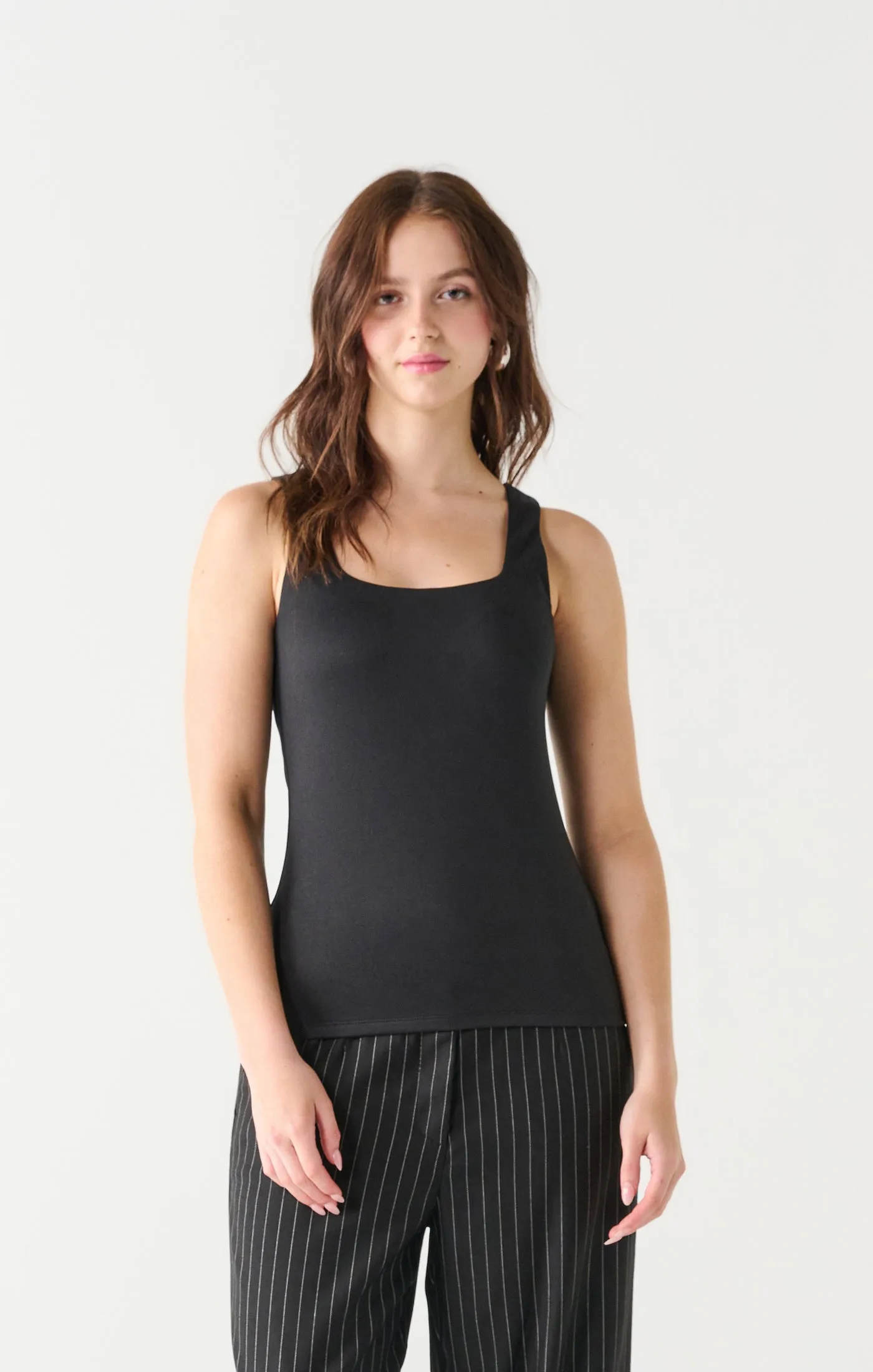 Square Neck Tank - Two Colours - Dex sold by Uforia Muse
