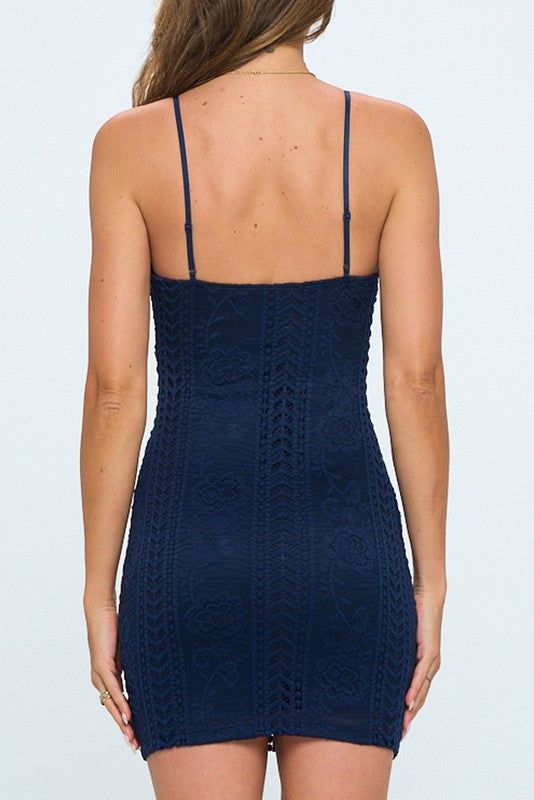The Anastasia Dress- Navy sold by Uforia Muse product image thumbnail 3