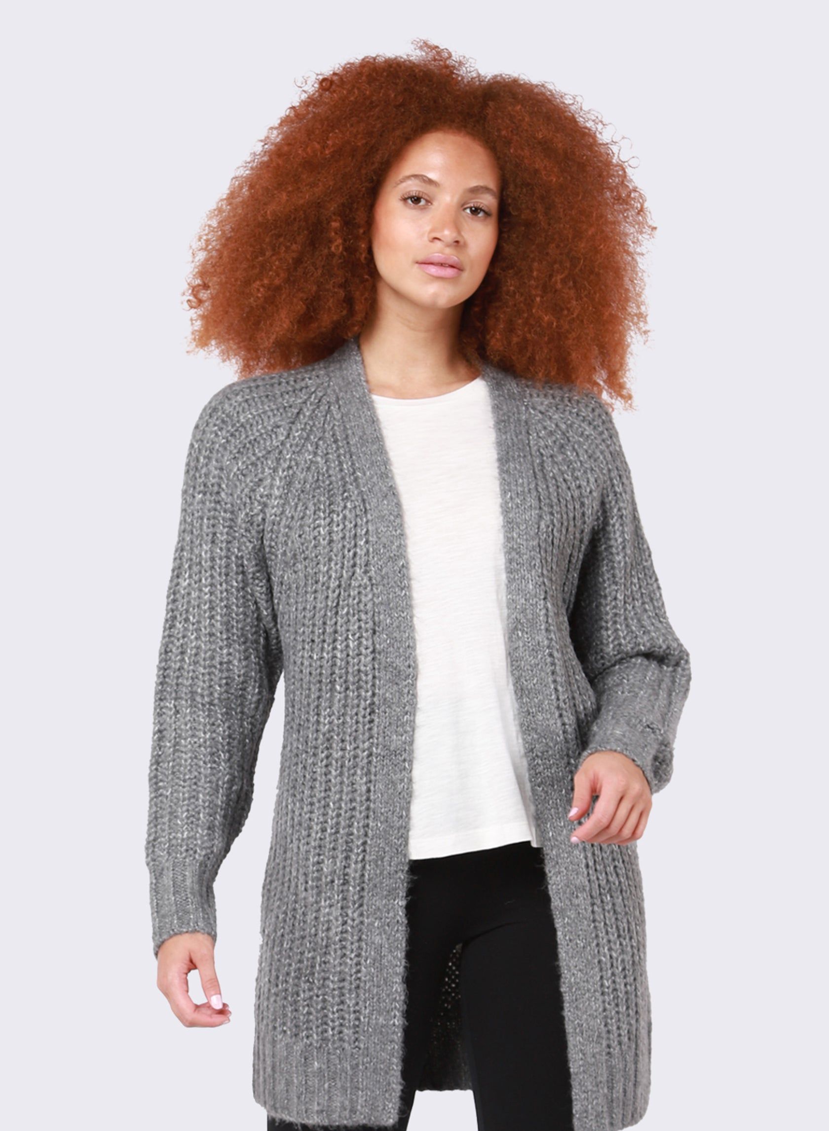 Sara Big Weave Cardi- Dex sold by Uforia Muse