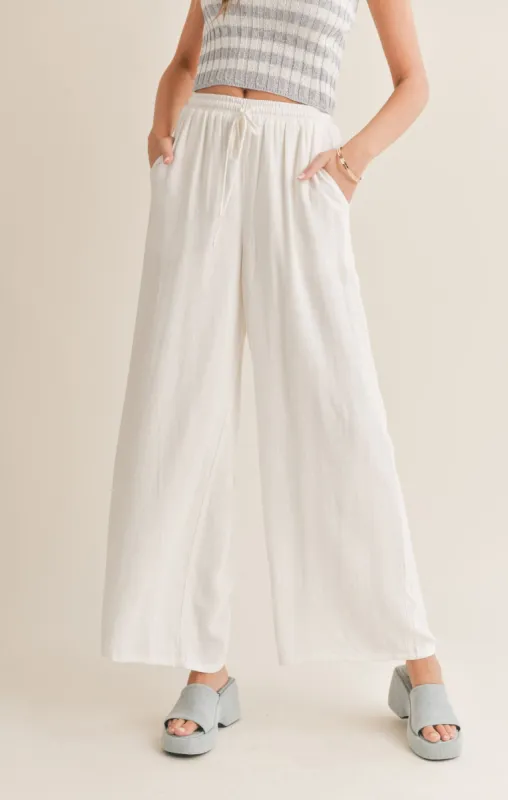 Sugarloaf Wide Pant- Sadie & Sage sold by Uforia Muse
