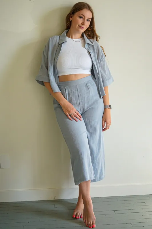 Bird Song Cropped Pant- Sadie & Sage sold by Uforia Muse