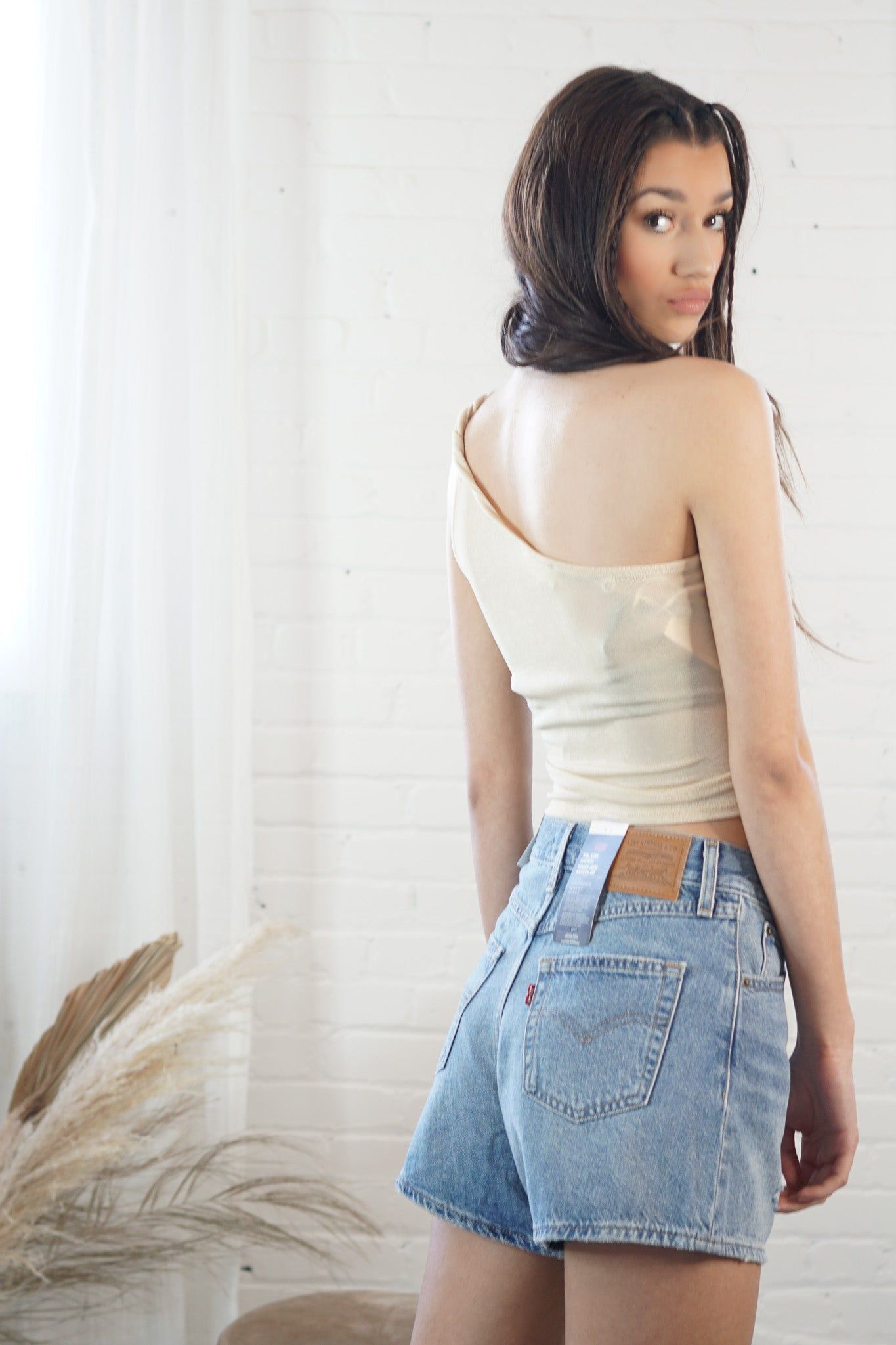 One Shoulder Top- Sage The Label sold by Uforia Muse product image thumbnail 2