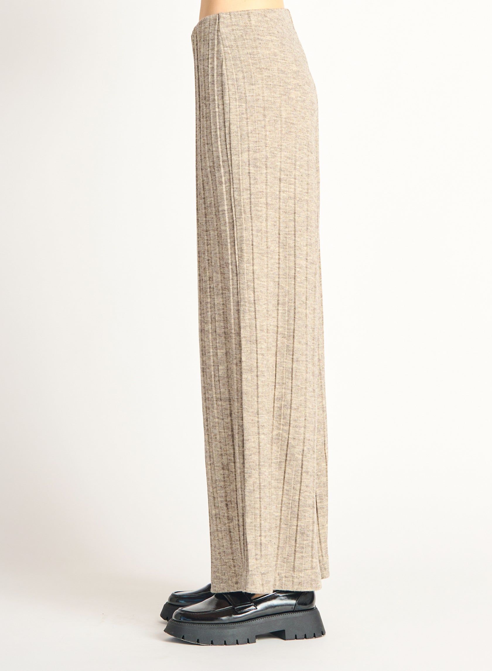 Wide Ribbed Knit Pant - Dex sold by Uforia Muse product image thumbnail 4