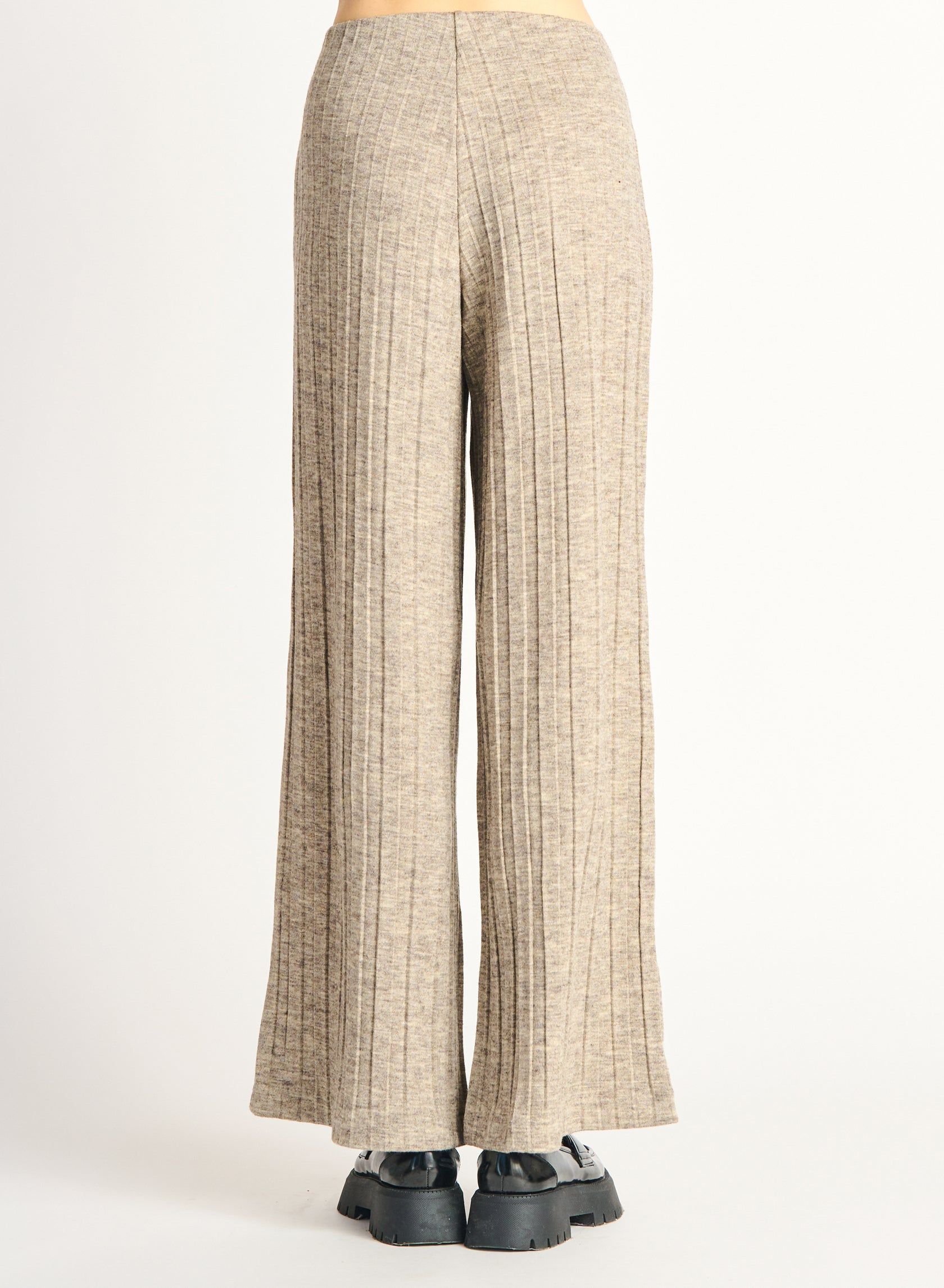 Wide Ribbed Knit Pant - Dex sold by Uforia Muse product image thumbnail 3