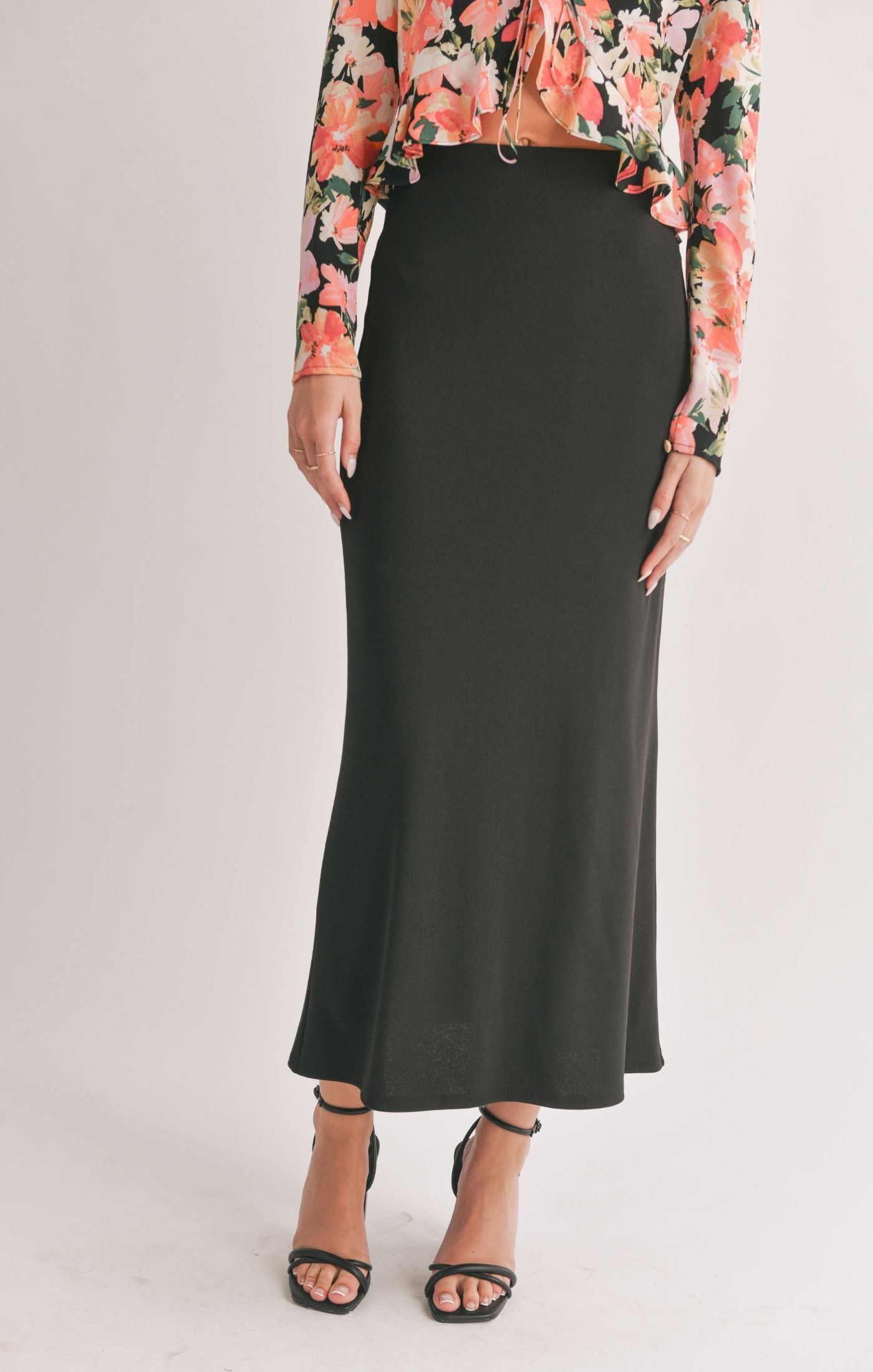 Icon Maxi Skirt- Sage The Label sold by Uforia Muse