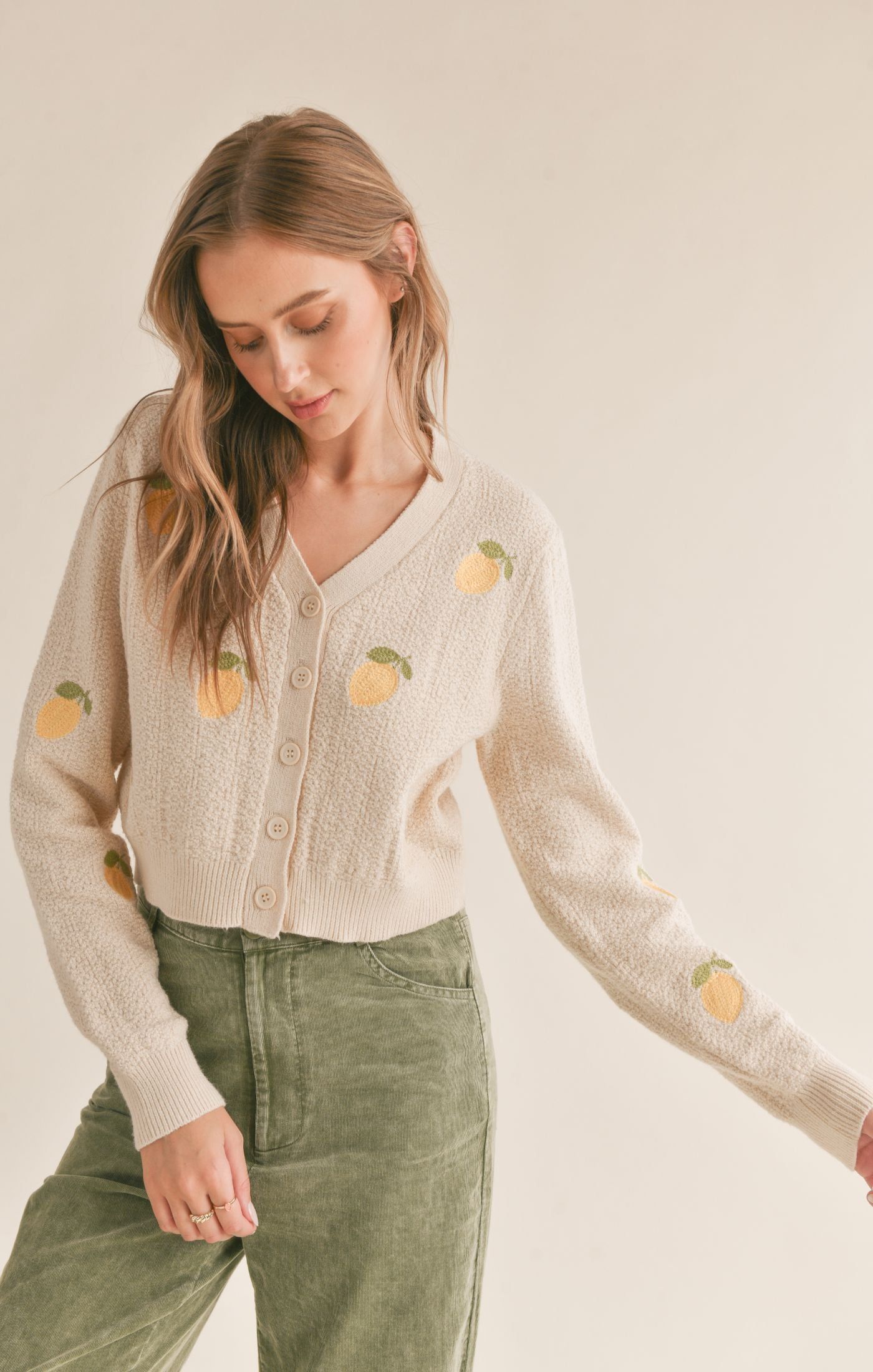 Esme Lemon Cardi- Sadie & Sage sold by Uforia Muse product image thumbnail 4