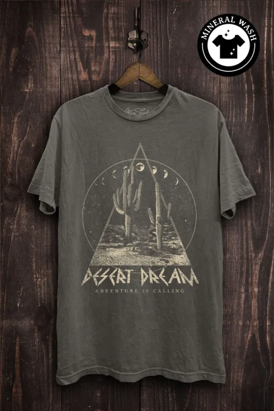 Desert Dream Tee - Grey Wash sold by Uforia Muse