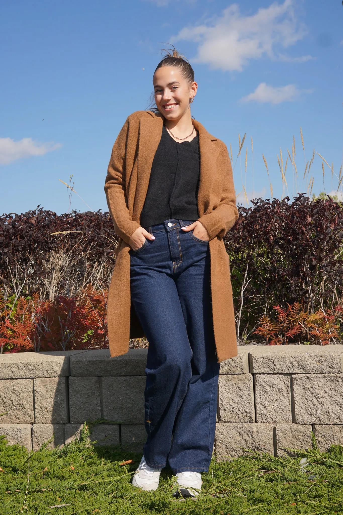 Michelle Notch Collar Coatigan- Rd Style sold by Uforia Muse product image thumbnail 3