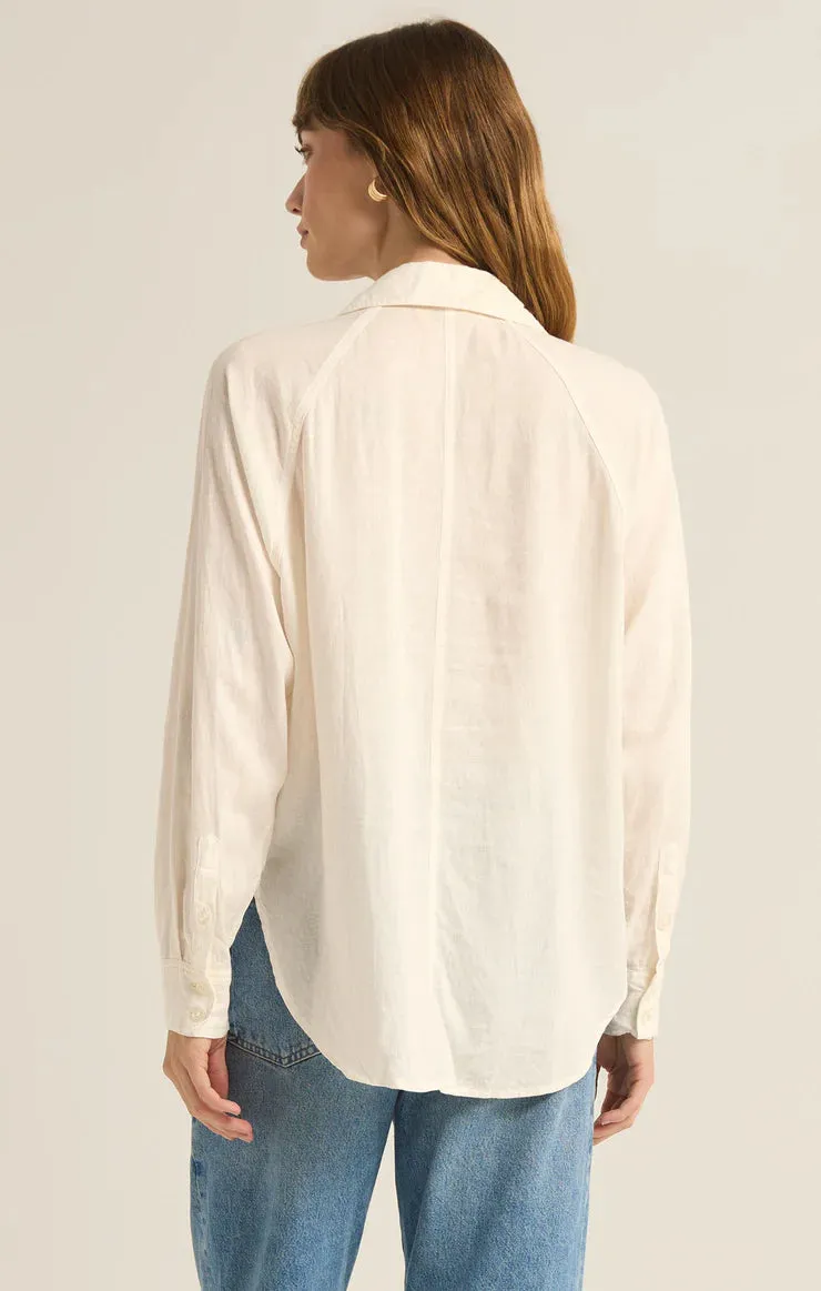 The Linen Shirt- Z Supply sold by Uforia Muse product image thumbnail 4