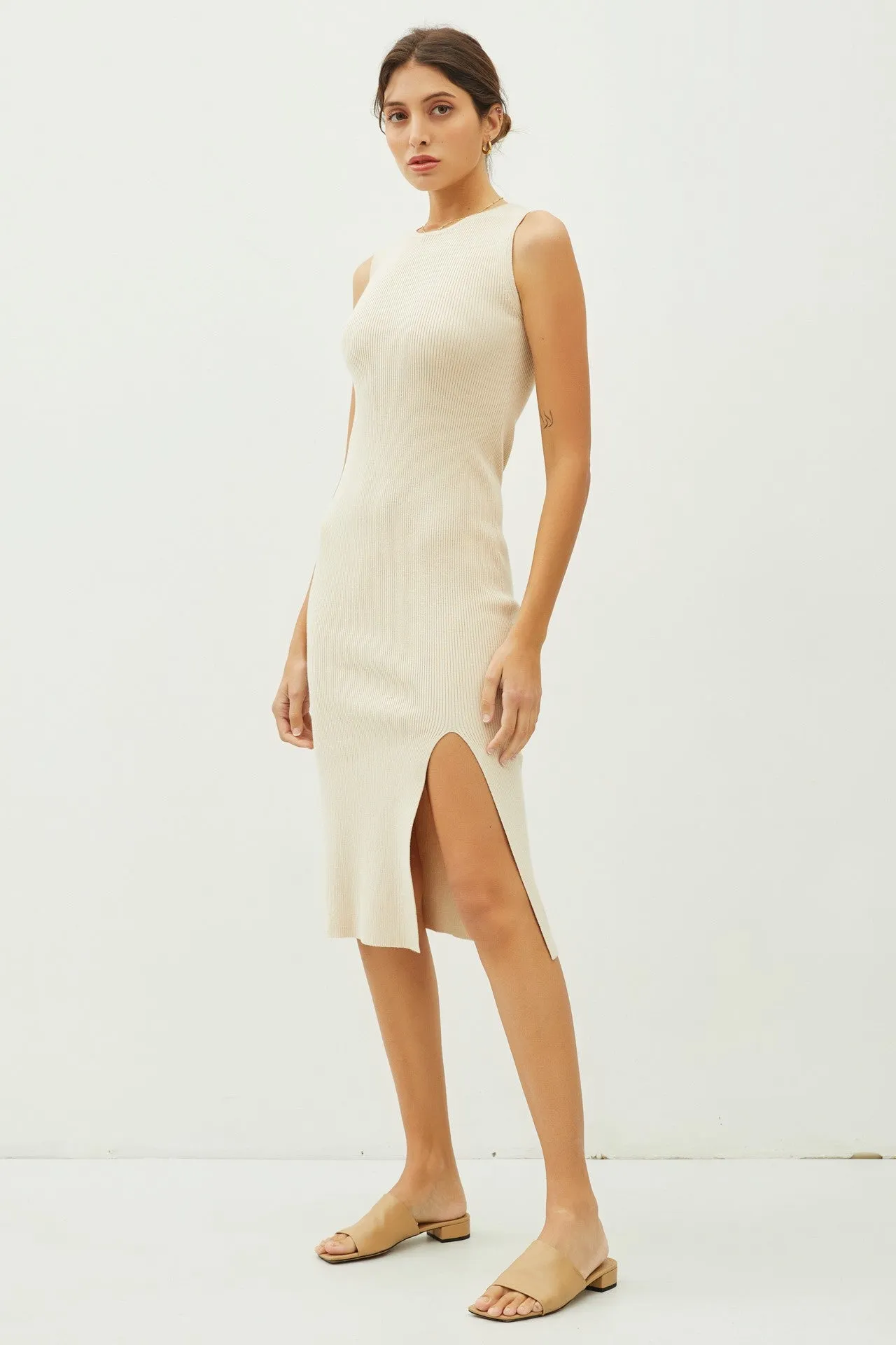 Keera Dress- Cream sold by Uforia Muse product image thumbnail 4