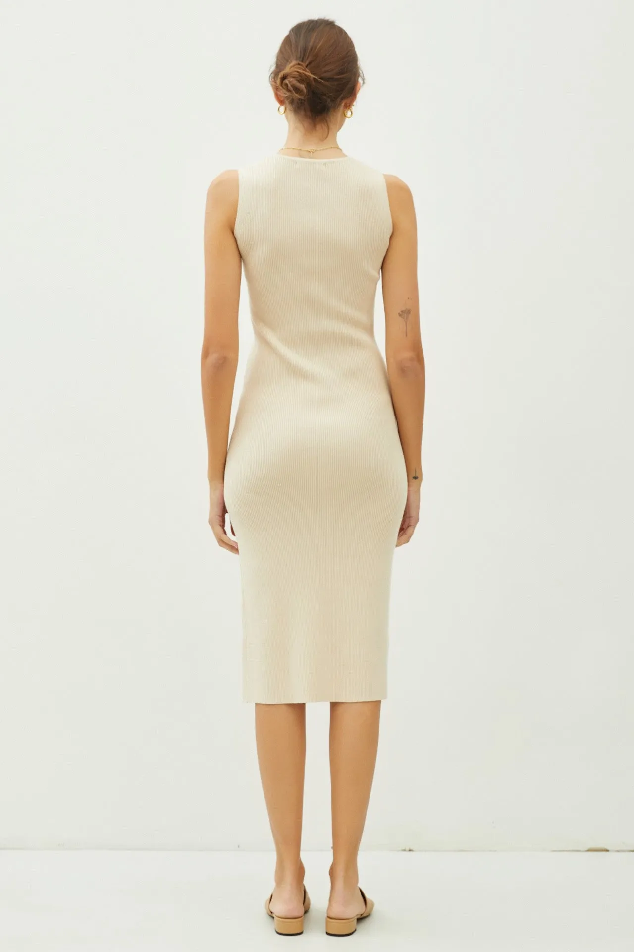 Keera Dress- Cream sold by Uforia Muse product image thumbnail 3