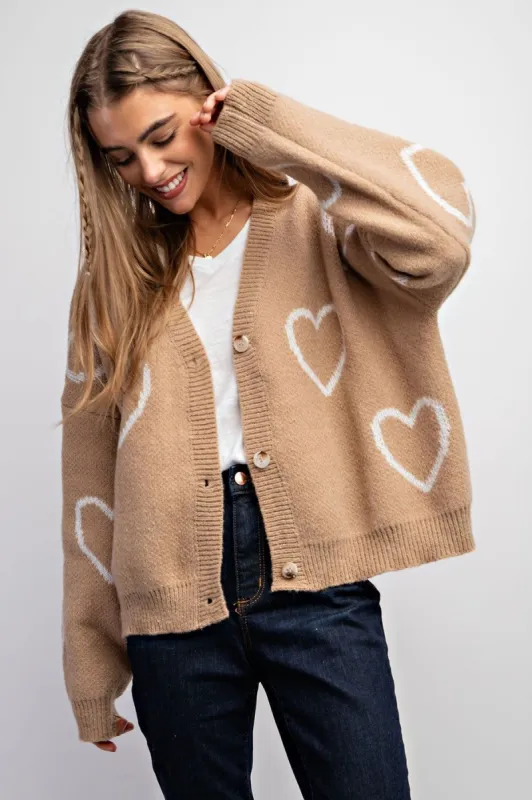 Heart On My Sleeve Cardigan sold by Uforia Muse