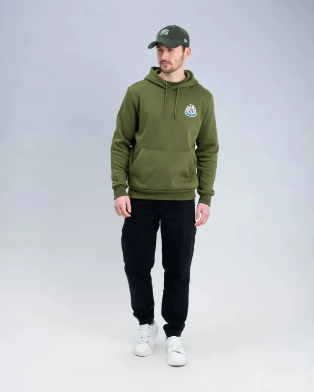 Newcastle United Men's Khaki Terrace Crest Hoodie sold by Newcastle United