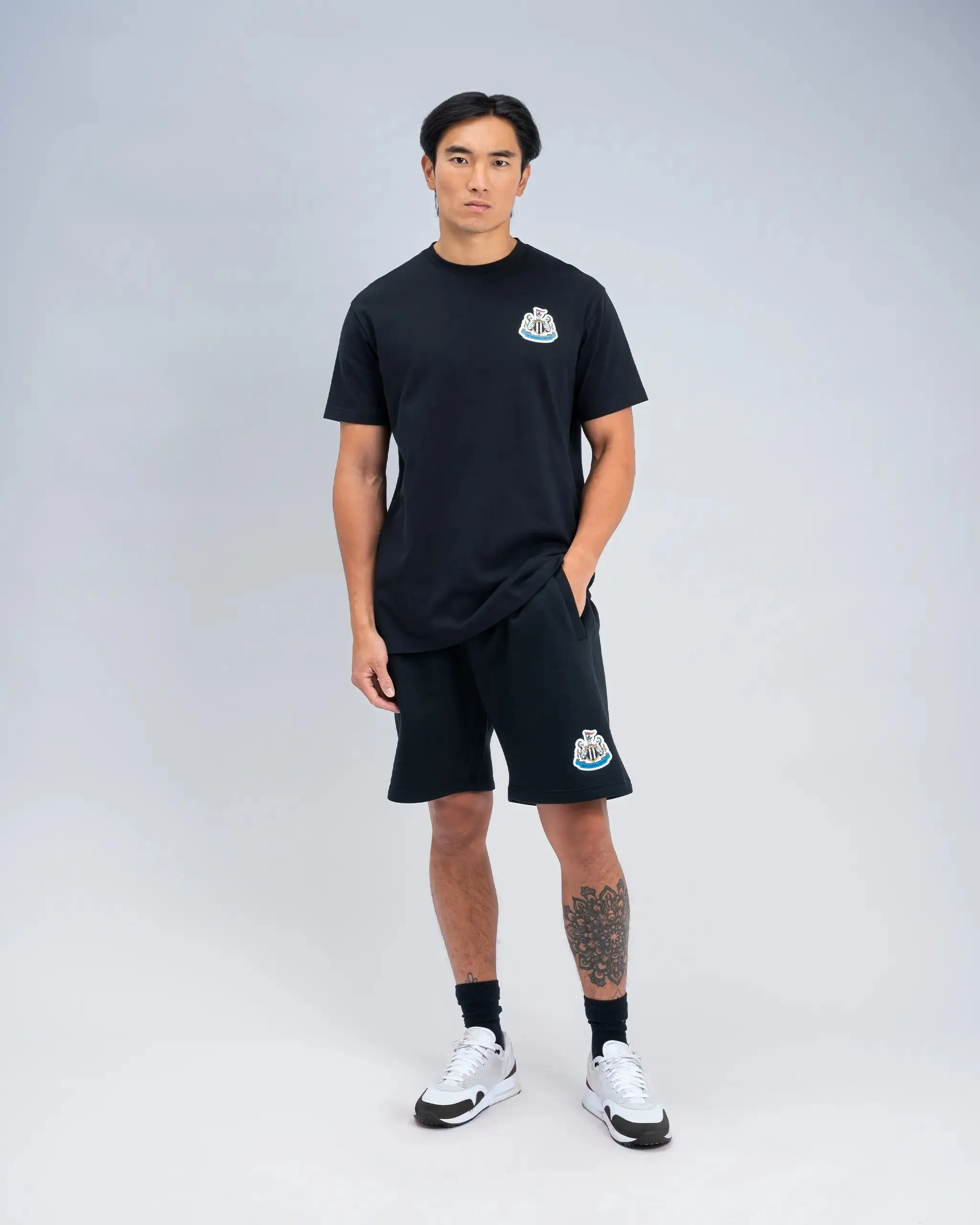 Newcastle United Men's Black Terrace Crest T-Shirt sold by Newcastle United