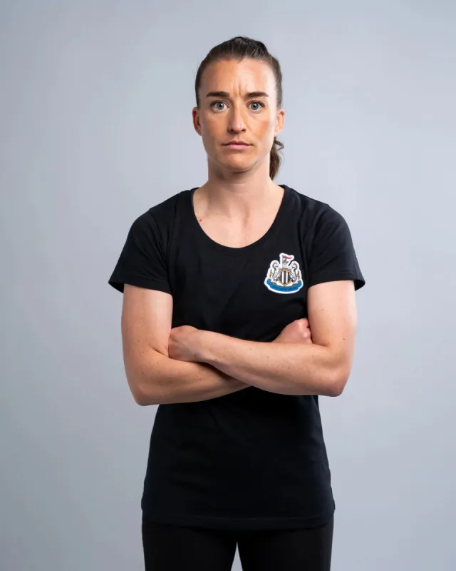 Newcastle United Women's Black Terrace Crest T-Shirt sold by Newcastle United