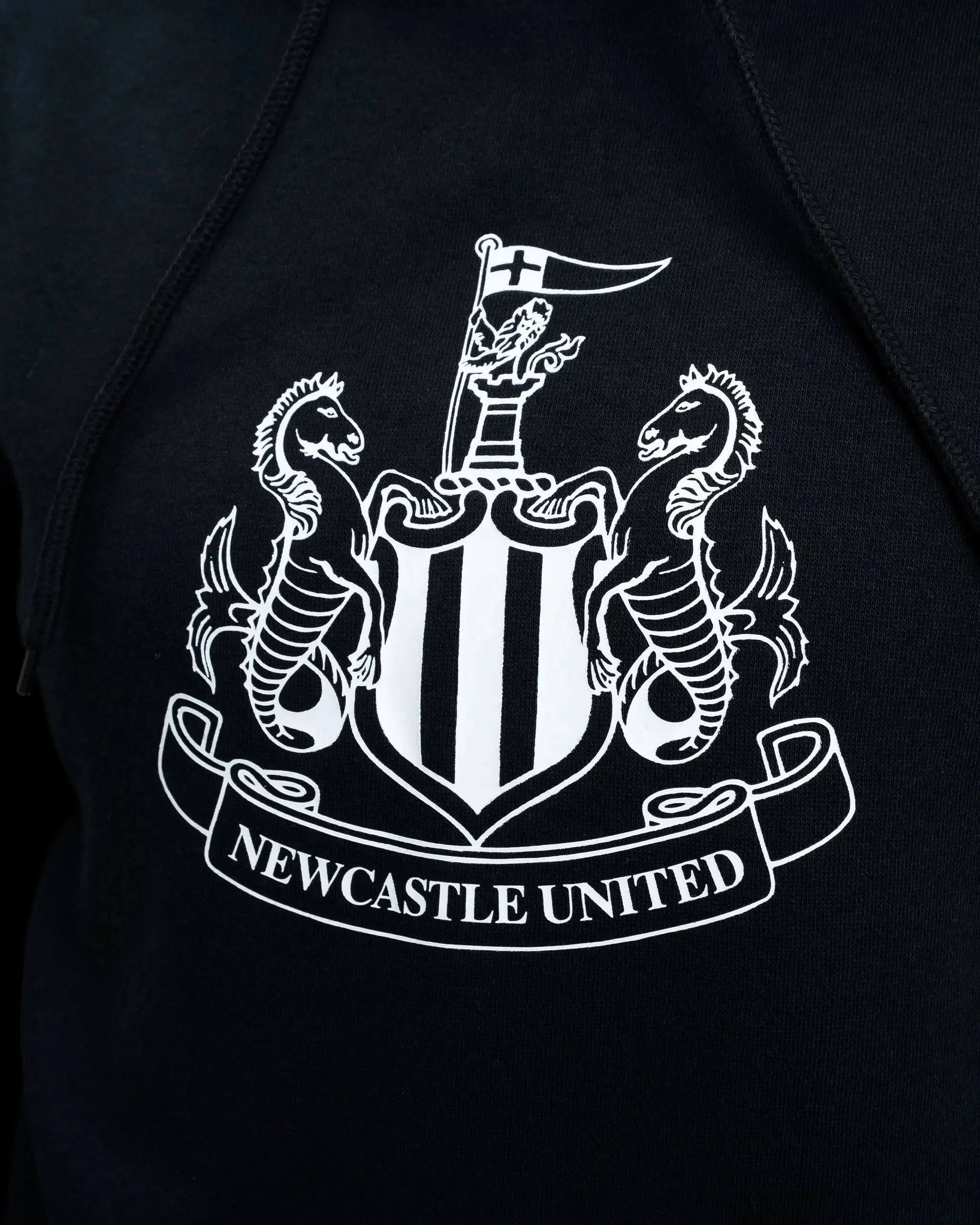 Newcastle United Women's Black Terrace Large Crest Hoodie sold by Newcastle United product image thumbnail 4