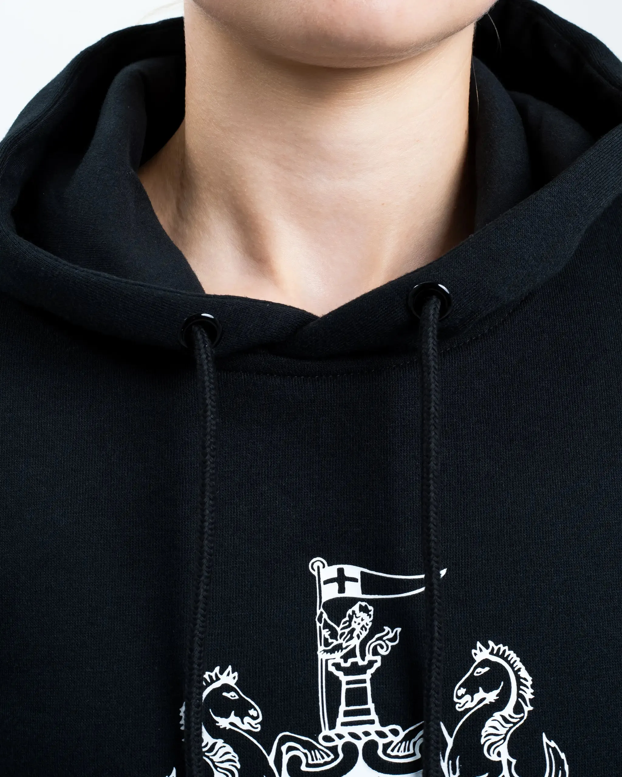 Newcastle United Women's Black Terrace Large Crest Hoodie sold by Newcastle United product image thumbnail 3