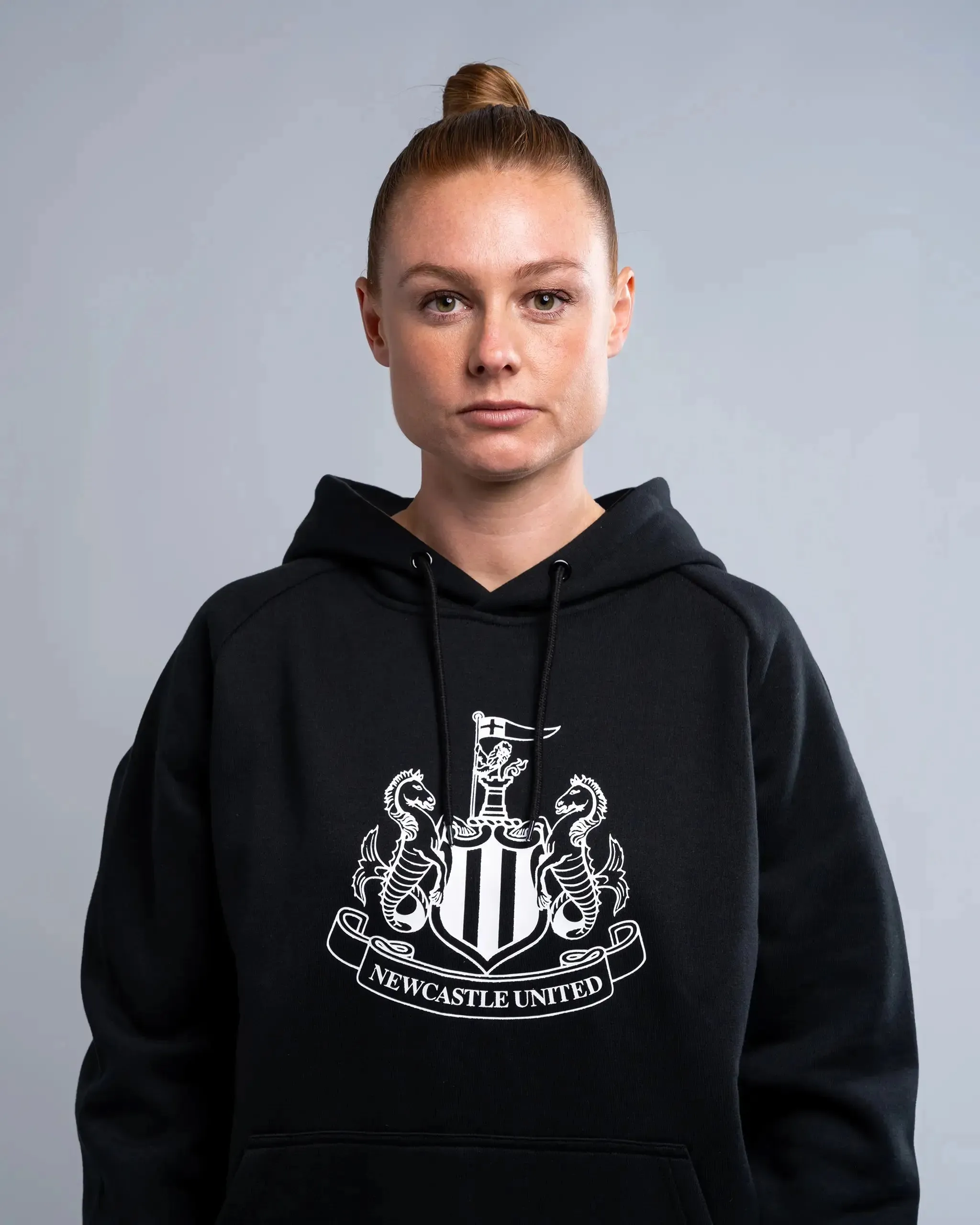 Newcastle United Women's Black Terrace Large Crest Hoodie sold by Newcastle United product image thumbnail 2